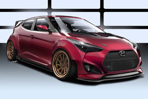 Hyundai покажет на выставке в Лас-Вегасе концепт Gurnade Veloster Concept