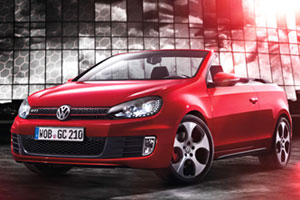 Кабриолет VW Golf GTI представят в Женеве 