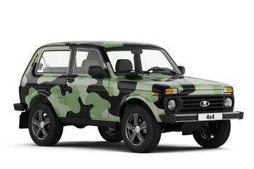 Камуфляжный окрас для Lada 4x4