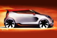 Первый тизер трехдверного кроссовера Kia 