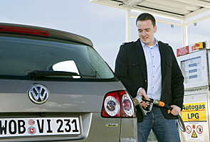 Golf Plus работает не только на бензине, но и на сжиженном газе