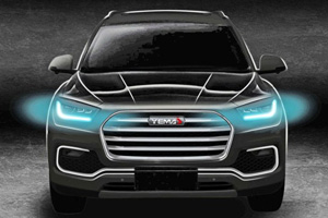 Изображения нового китайского кроссовера Yema T80