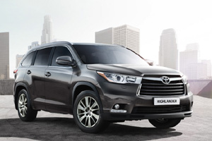 Рублевые цены на новый Toyota Highlander