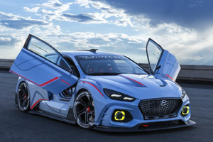 Hyundai привез в Париж “заряженный” хэтчбек RN30 Hyundai привез в Париж “заряженный” хэтчбек RN30