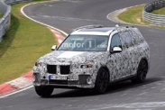 Семиместный BMW X7 замечен в Нюрбургринге