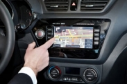 Kia Rio получил навигационную систему 
