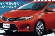 Появилось изображение нового хэтчбека Toyota Auris 