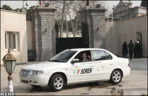 Иранский электро-седан со сверхбыстрой зарядкой