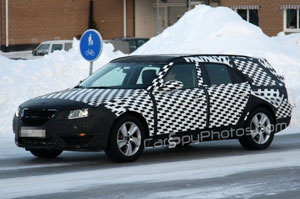 Spyker продолжил испытания Saab 9-5 SportCombi 