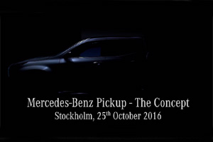 Mercedes показал пикап на видео