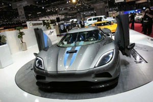 Koenigsegg показал на своем стенде в Женеве новый суперкар