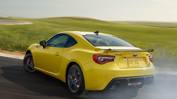 Subaru BRZ Series. Yellow
