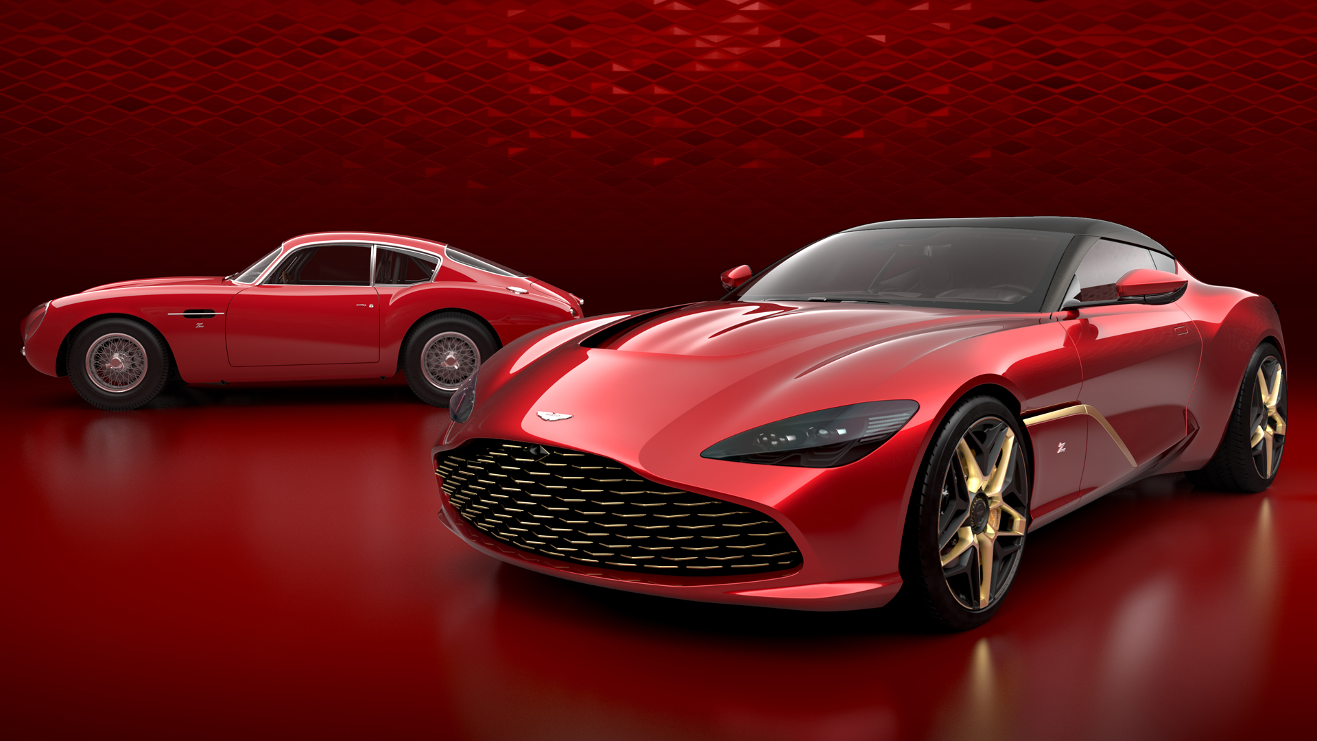 Aston Martin DBS GT Zagato и DB4 GT Zagato Continuation 