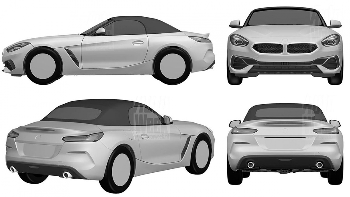 Новый BMW Z4 патентные изображения 