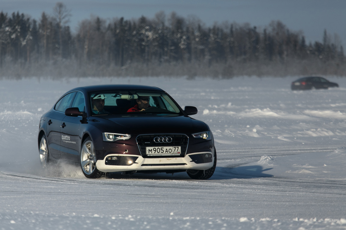 Audi Quattro: Скользим всеми четырьмя
